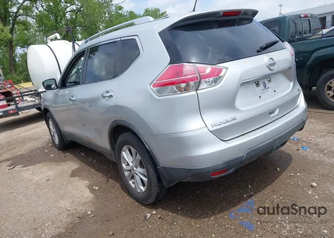 2015 Nissan Rogue Sv z USA, uszkodzony, nr VIN KNMAT2MT6FP510249